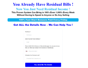 American Bill Money Redesigned Capture Page